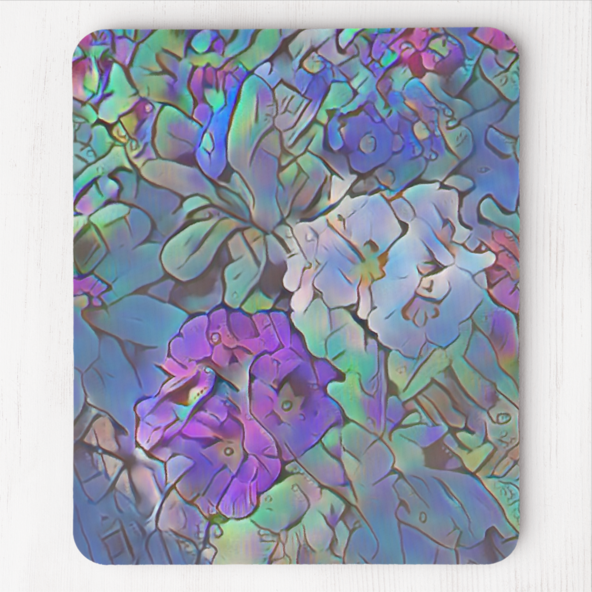 Abstract Primrose Mouse Pad
