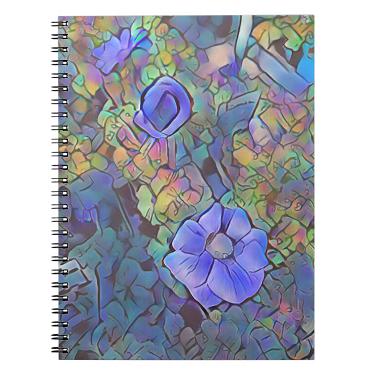 Abstract Anemone Spiral Notebook