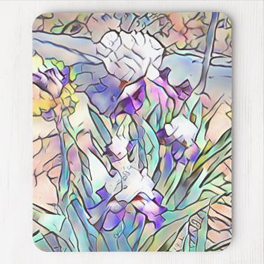 Abstract Iris 2 Mouse Pad