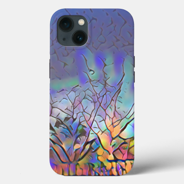 Abstract Tree Line Phone Case